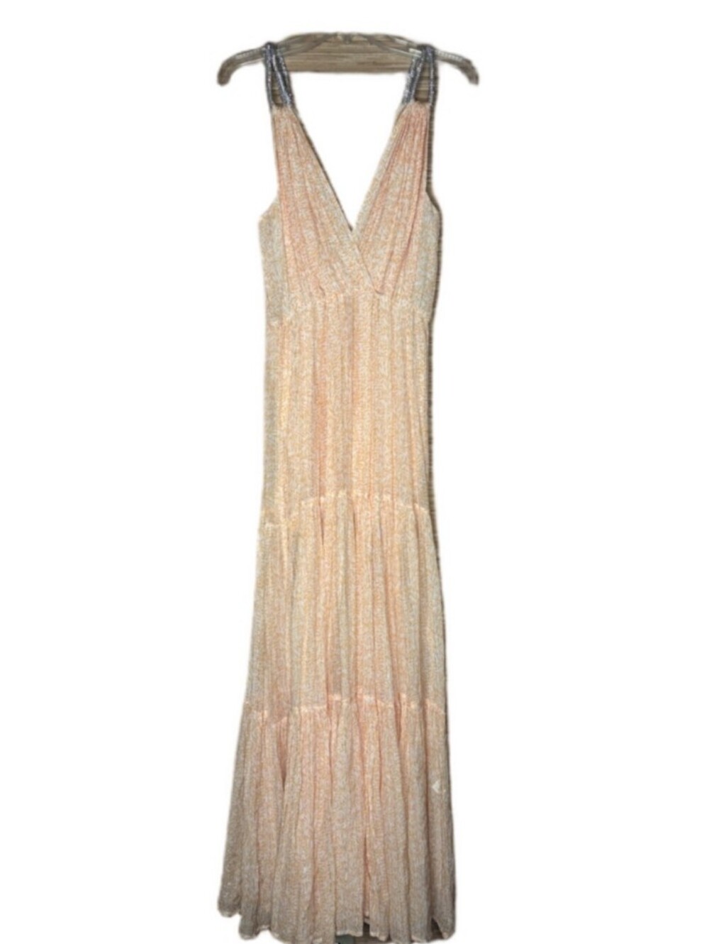 Sabina Musayev Lorelai Maxi Dress with V-Neck Size Small - Picture 7 of 13